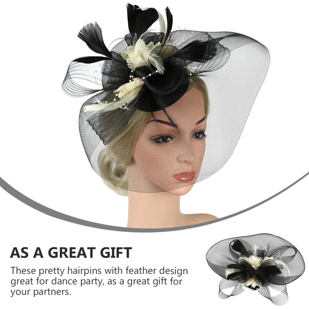 1 Pc Feather Headdress Elegant Hair Clip Creative Bow Hair Clasps Party Headwear
1 Pc Feather Headdress Elegant Hair Clip Creative Bow Hair Clasps Party Headwear