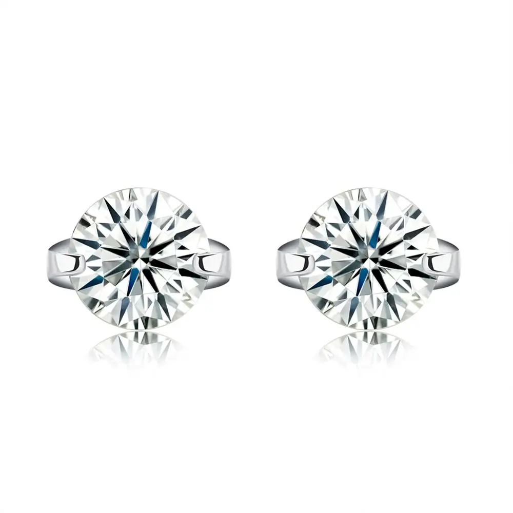 ZEMIOR S925 Sterling Silver Women Earrings Cute 5A Cubic Zirconia CZ Stud Earring Shining Clearly Fine Jewelry Wholesale
ZEMIOR S925 Sterling Silver Women Earrings Cute 5A Cubic Zirconia CZ Stud Earring Shining Clearly Fine Jewelry Wholesale