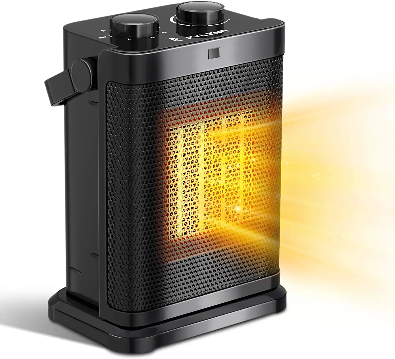 Fan Heater- 3 Setting PTC Ceramic Personal Space Heater with Nature Wind Mode Tip-Over Overheat Protection Carry Handle for Home
Fan Heater- 3 Setting PTC Ceramic Personal Space Heater with Nature Wind Mode Tip-Over Overheat Protection Carry Handle for Home