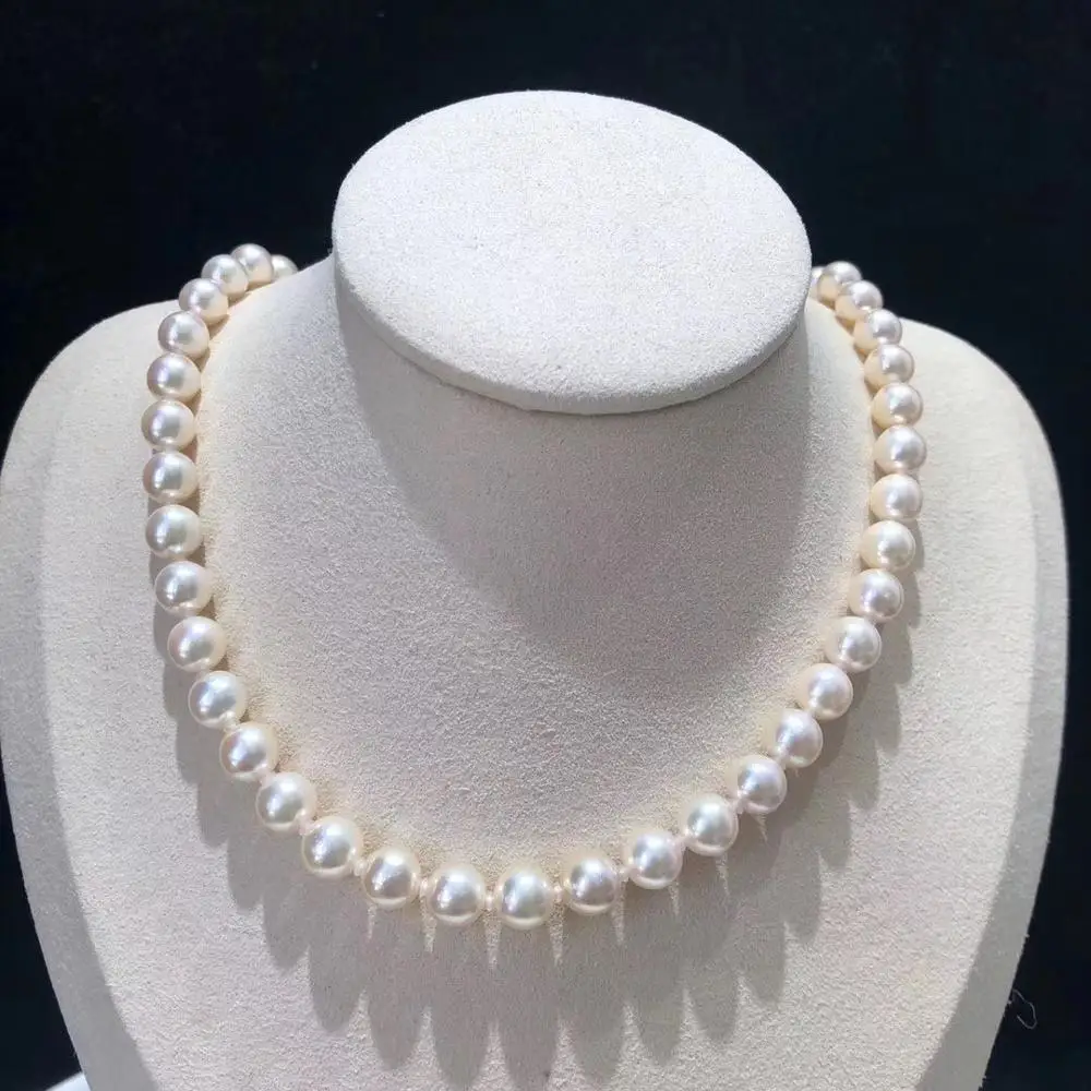 Женское жемчужное ожерелье MADALENA SARARA ELEGANTE AAA 9-10 мм, ювелирное изделие из натурального белого жемчуга круглой формы с застежкой S925
Женское жемчужное ожерелье MADALENA SARARA ELEGANTE AAA 9-10 мм, ювелирное изделие из натурального белого жемчуга круглой формы с застежкой S925