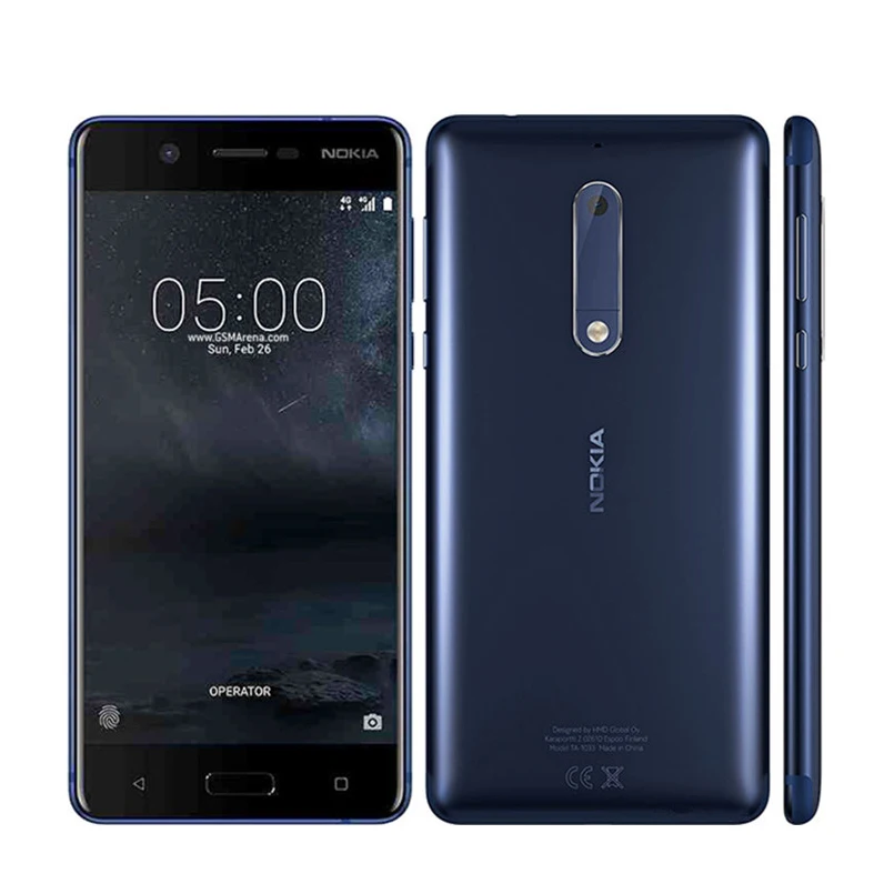 Смартфон Nokia 5 2 дюйма Snapdragon 430 восемь ядер Гб ОЗУ 16 ПЗУ 13 МП 3000 мАч задняя камера