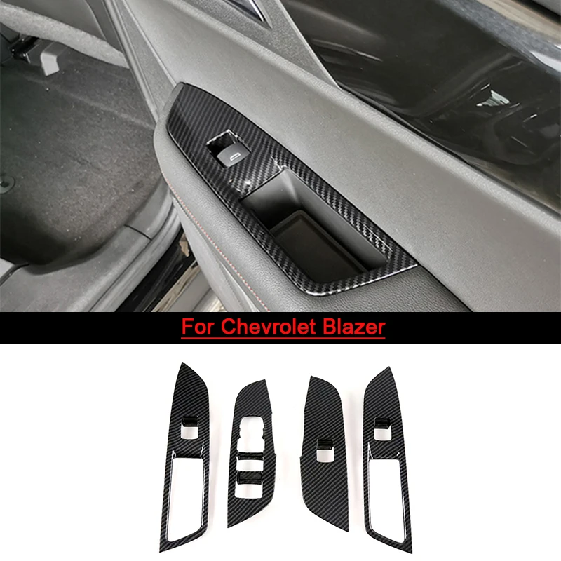 For Chevrolet Blazer 2019 2020 Carbon Fiber Style Interior Door Window Glass Lift Control Switch Panel Cover Trim Accessories
For Chevrolet Blazer 2019 2020 Carbon Fiber Style Interior Door Window Glass Lift Control Switch Panel Cover Trim Accessories