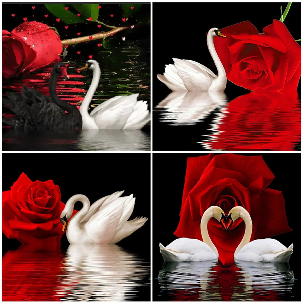 DIY 5D full painting diamond painting cross stitch kit embroidery animal rose white swan art mosaic furniture decoration gift
DIY 5D full painting diamond painting cross stitch kit embroidery animal rose white swan art mosaic furniture decoration gift