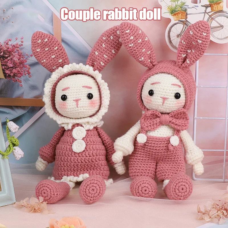 Handmade Crocheted Wool Dolls Material Pack DIY Long Ears Rabbits Handmade Dolls JAN88
Handmade Crocheted Wool Dolls Material Pack DIY Long Ears Rabbits Handmade Dolls JAN88