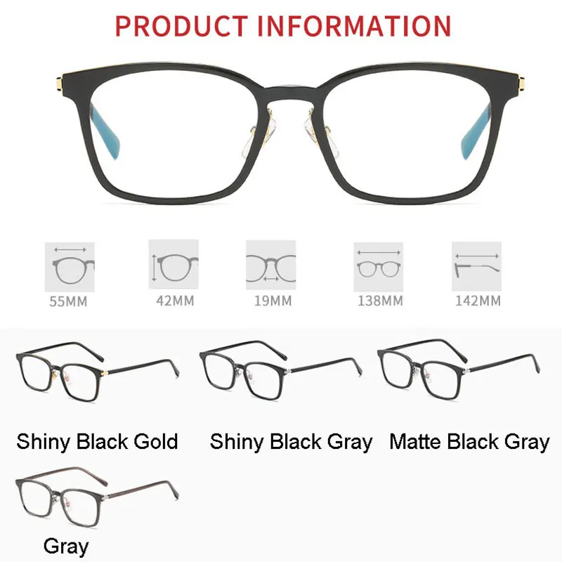 Full Rim TR90 Frame Glasses For Man and Woman NEW Arrival Retro Style Business Square Shape Myopia Eyewears
Full Rim TR90 Frame Glasses For Man and Woman NEW Arrival Retro Style Business Square Shape Myopia Eyewears