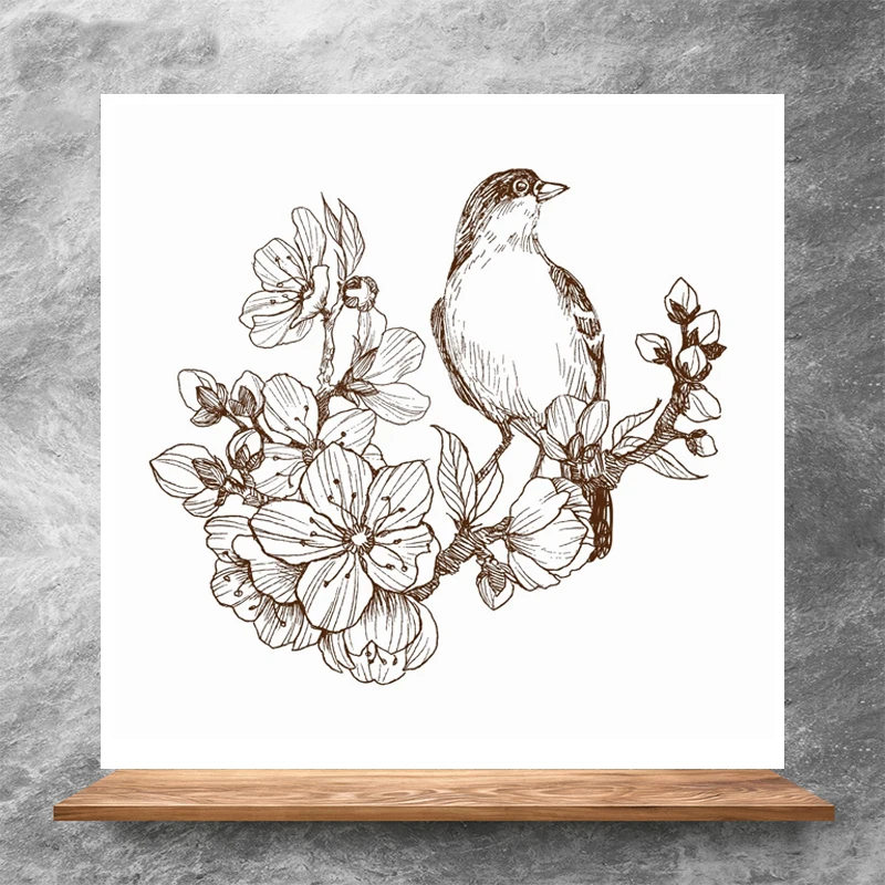 ZhuoAng Flowers and birds Clear Stamps/Silicone Transparent Seals for DIY scrapbooking photo album Clear Stamps
ZhuoAng Flowers and birds Clear Stamps/Silicone Transparent Seals for DIY scrapbooking photo album Clear Stamps