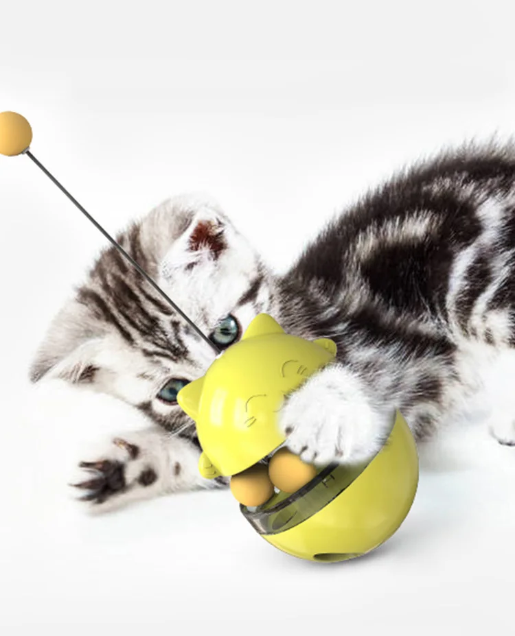 Игрушка-неваляшка для удачи и кошек, интерактивный дозирующий шар для еды, игрушка-пазл для самостоятельной сборки 
Игрушка-неваляшка для удачи и кошек, интерактивный дозирующий шар для еды, игрушка-пазл для самостоятельной сборки