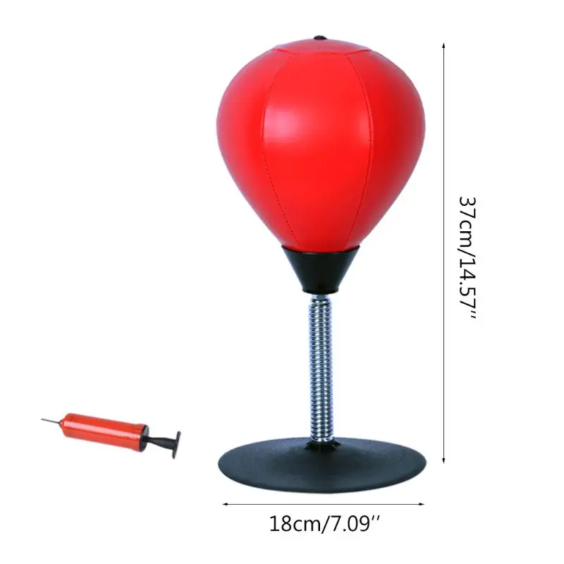 Desktop Punching Bag Heavy Duty Stress Relief Boxing Ball Speed Reflex Training Muay Tai MMA Exercise Sports Equipment 
Desktop Punching Bag Heavy Duty Stress Relief Boxing Ball Speed Reflex Training Muay Tai MMA Exercise Sports Equipment
