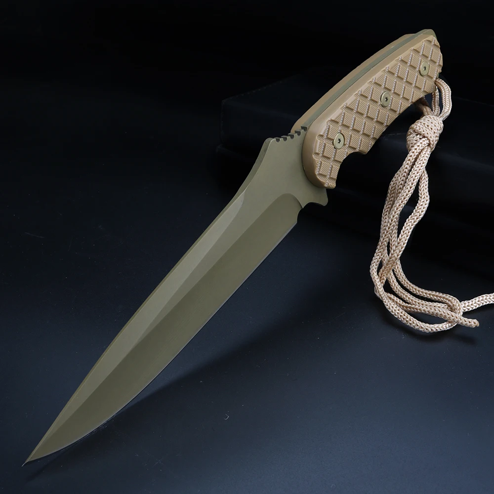 Outdoor Fixed Blade Knife Survival Hunting Utility Knife Full Tang Handmade Knives Camping Multifunctional Steel Portable Knives
Outdoor Fixed Blade Knife Survival Hunting Utility Knife Full Tang Handmade Knives Camping Multifunctional Steel Portable Knives