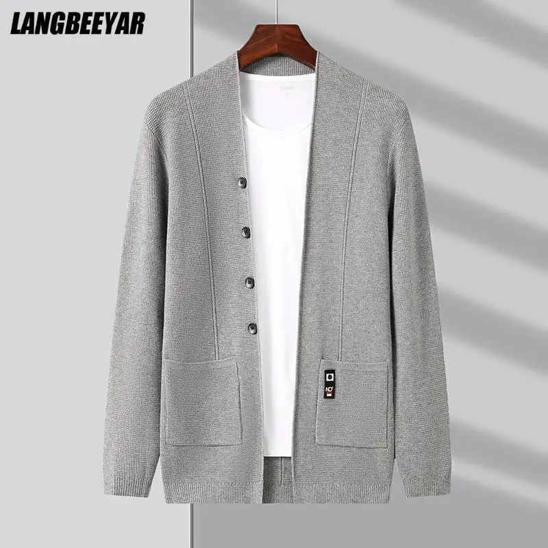 New Autum Winter Brand Fashion Japanese Street V Neck Mens Knitted Cardigan Sweater Casual Solid Coats Jacket Mens Clothing 2021
New Autum Winter Brand Fashion Japanese Street V Neck Mens Knitted Cardigan Sweater Casual Solid Coats Jacket Mens Clothing 2021