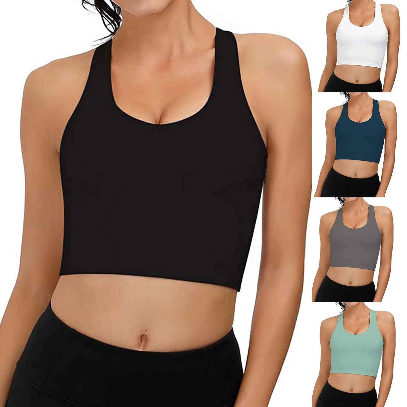 2021 Women Sport Crop Tops Vest Solid Summer Ladies Breathable Sexy Sleeveless Slim Vest Running Athletic Fitness Gym Tank Top
2021 Women Sport Crop Tops Vest Solid Summer Ladies Breathable Sexy Sleeveless Slim Vest Running Athletic Fitness Gym Tank Top