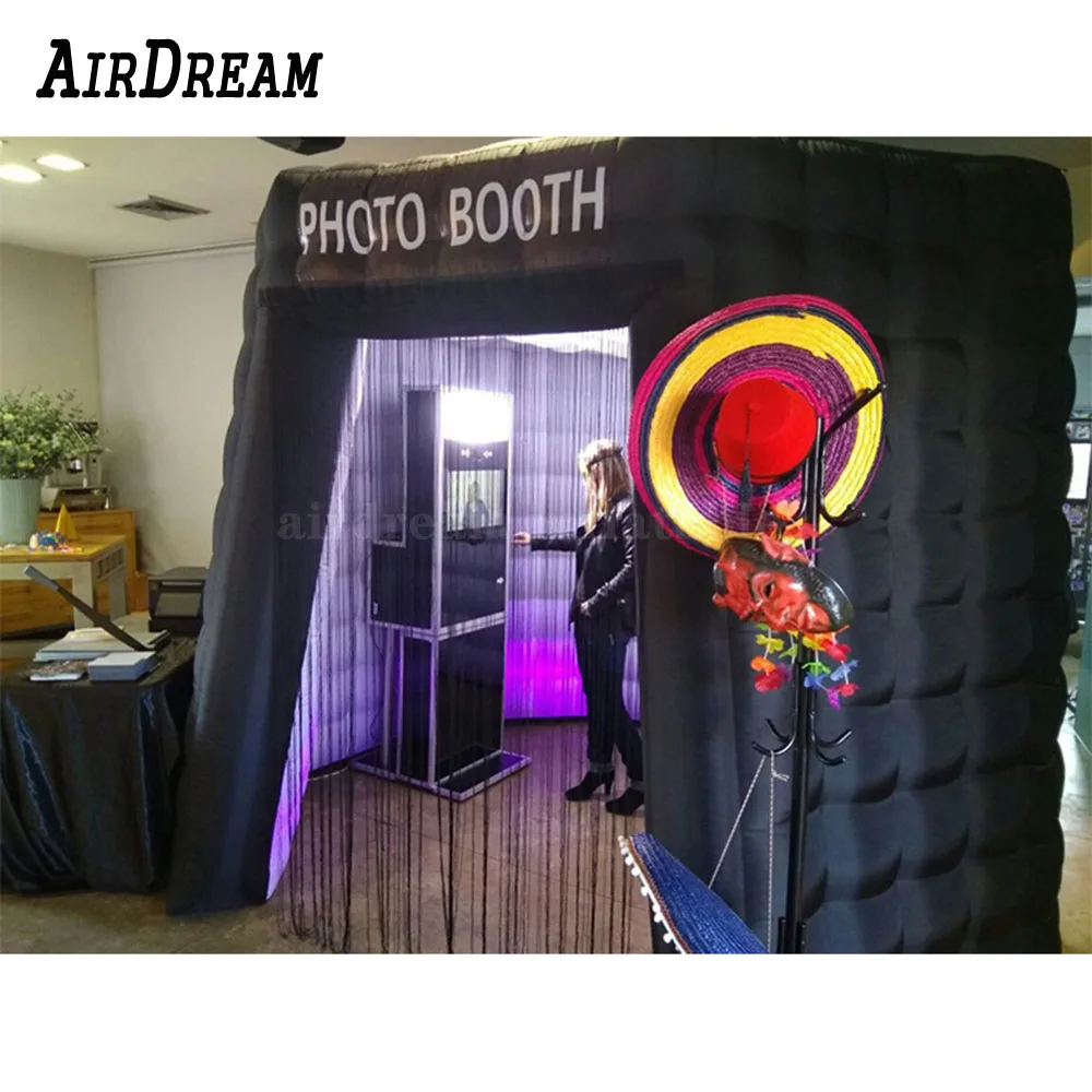 Black LED Flashing Light Inflatable Photo booth wedding photos tent Stand with Carry Bag for Party and Wedding Backdrop Square
Black LED Flashing Light Inflatable Photo booth wedding photos tent Stand with Carry Bag for Party and Wedding Backdrop Square