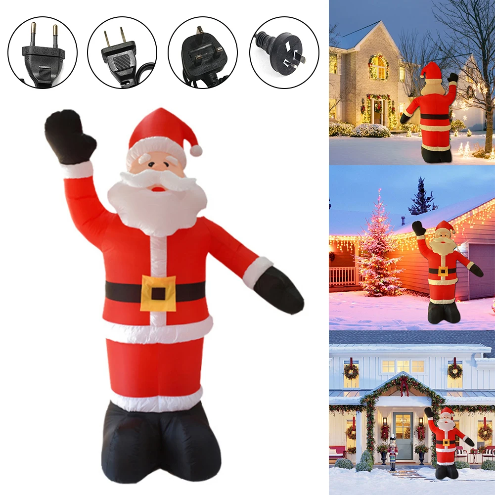 2.4M Inflatable Santa Claus Night Light Merry Christmas Outdoor Santa Clause New Year Decoration Garden Xmas Arrangement Props
2.4M Inflatable Santa Claus Night Light Merry Christmas Outdoor Santa Clause New Year Decoration Garden Xmas Arrangement Props