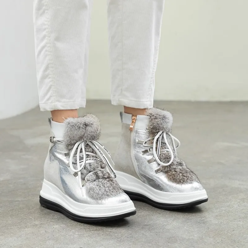 Женские шерстяные ботильоны; Зимние ботинки; Зимние теплые короткие ботинки; Повседневная офисная обувь из натуральной кожи; Женские ботин... 
Женские шерстяные ботильоны; Зимние ботинки; Зимние теплые короткие ботинки; Повседневная офисная обувь из натуральной кожи; Женские ботин...