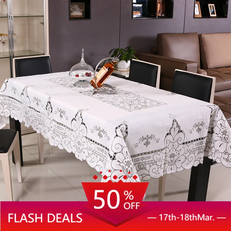 Pastoral Fabric Hand-Printed Hollow Table Cloth High-End Tablecloth Multi-Purpose Dust Towel Large Kerchief round table 
Pastoral Fabric Hand-Printed Hollow Table Cloth High-End Tablecloth Multi-Purpose Dust Towel Large Kerchief round table
