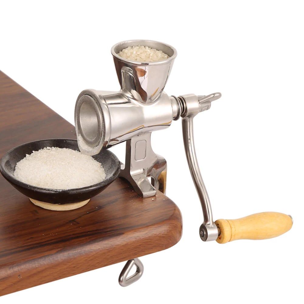 Herb Soybeans Mill Rotating Food Stainless Steel Cereal Manual Grain Grinder Flour Coffee Wheat Home Kitchen Handheld
Herb Soybeans Mill Rotating Food Stainless Steel Cereal Manual Grain Grinder Flour Coffee Wheat Home Kitchen Handheld