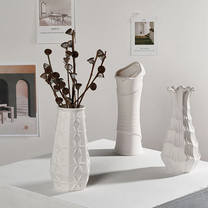 Nordic Ins Creative White Star Art Vase Ceramic Flower Vase Hydroponic Device Desktop Craft European Home Decoration Accessories
Nordic Ins Creative White Star Art Vase Ceramic Flower Vase Hydroponic Device Desktop Craft European Home Decoration Accessories