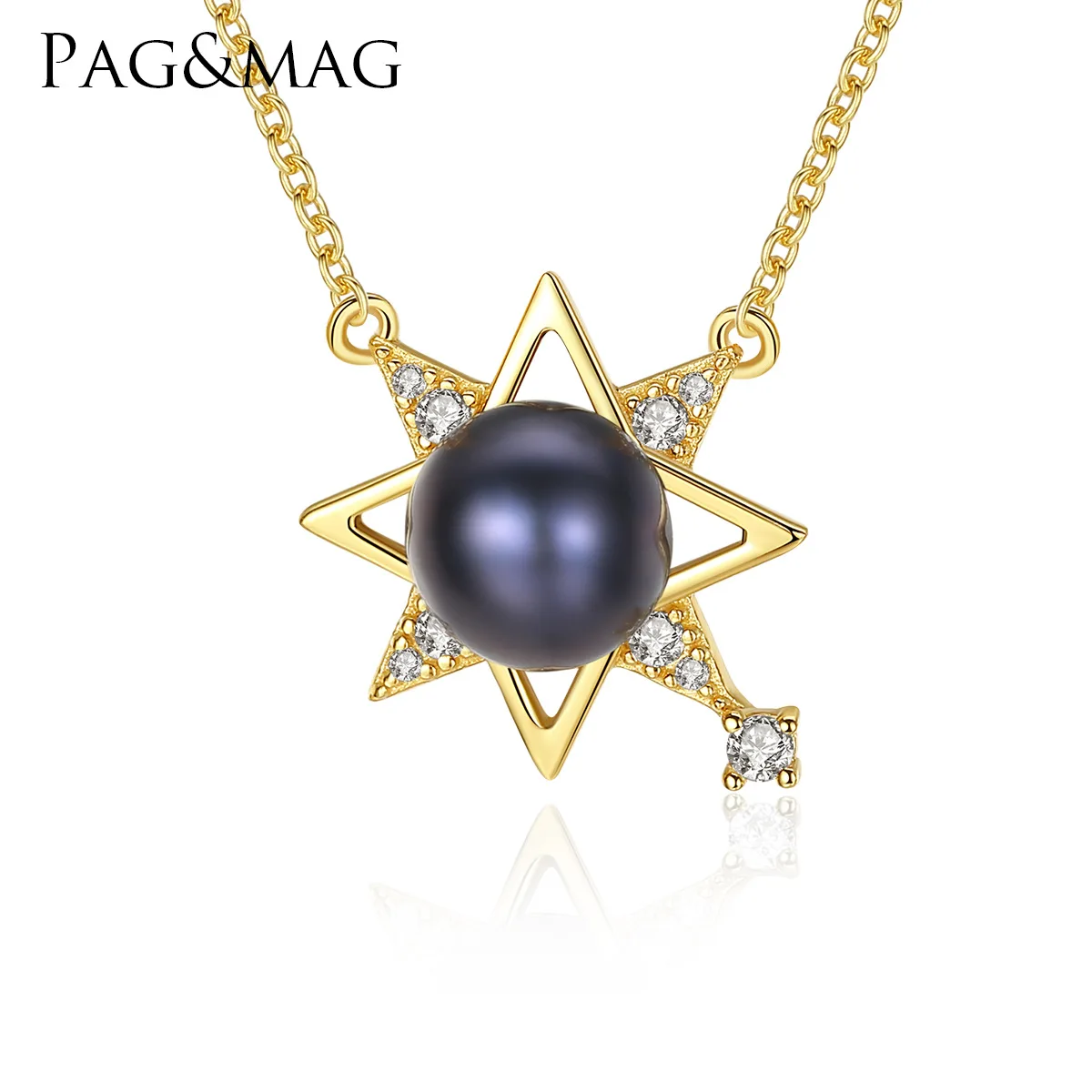 PAG & MAG S925 Sterling Silver Necklace women's clavicle chain Korean fashion Freshwater Pearl Pendant Necklace
PAG & MAG S925 Sterling Silver Necklace women's clavicle chain Korean fashion Freshwater Pearl Pendant Necklace