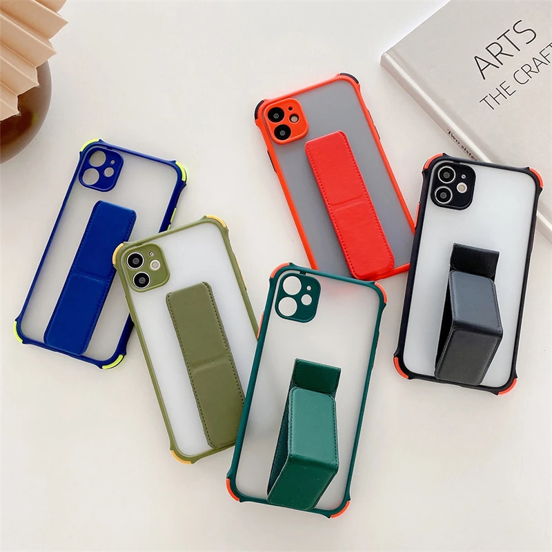 Wrist Strap Transparent Phone Case For iPhone 12 13Pro 11 12 13 Pro Max XR XS Max X 7 8 Plus Shockproof Candy Color Bumper Cover
Wrist Strap Transparent Phone Case For iPhone 12 13Pro 11 12 13 Pro Max XR XS Max X 7 8 Plus Shockproof Candy Color Bumper Cover