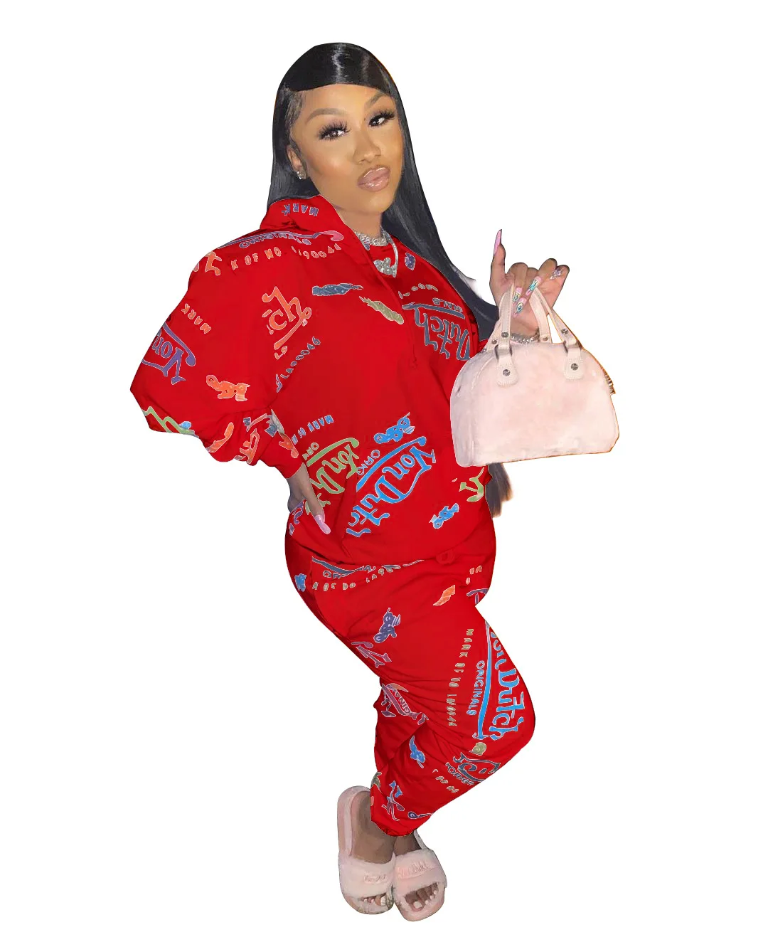 2 Pcs/set Hooded Casual Letter Printing Long-Sleeved Sweater + Casual Pants Suit Sportswear Street Wear Sports Clothing Female
2 Pcs/set Hooded Casual Letter Printing Long-Sleeved Sweater + Casual Pants Suit Sportswear Street Wear Sports Clothing Female