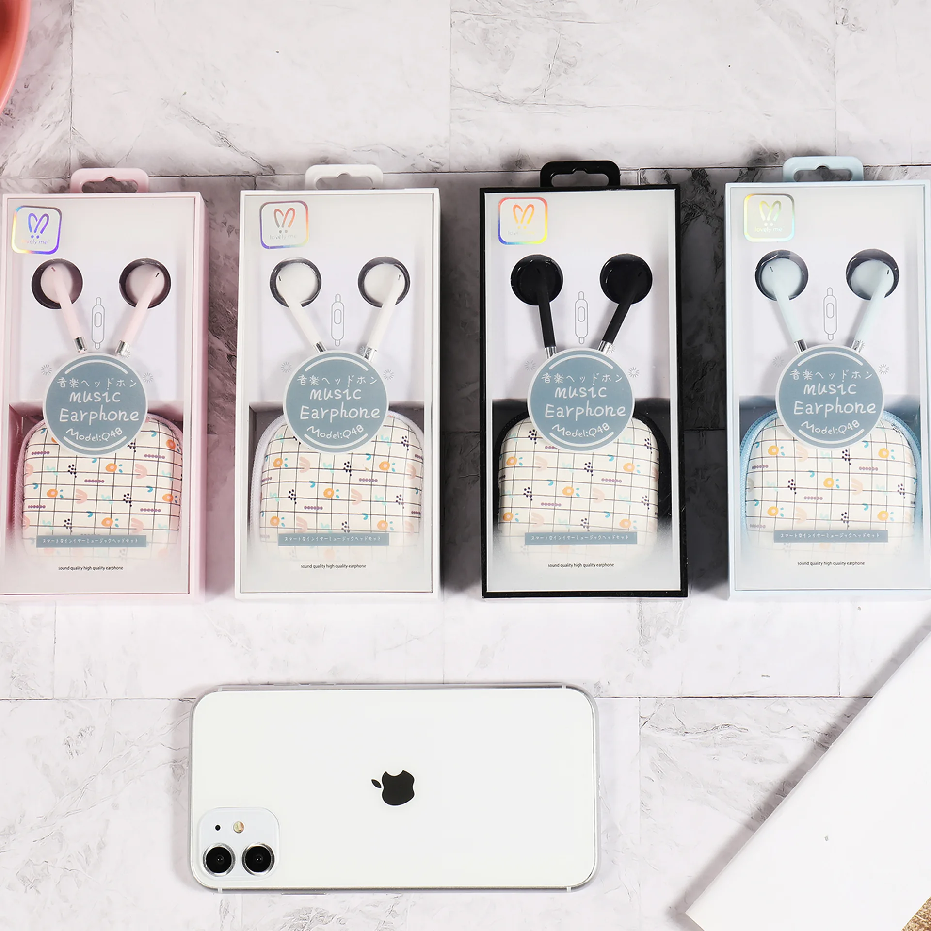 In Ear 3.5mm Headsets Earbuds Headphones Fone De Ouvido Colorful lovely Girl Mobile Universal Wired Earphones with Storage Box
In Ear 3.5mm Headsets Earbuds Headphones Fone De Ouvido Colorful lovely Girl Mobile Universal Wired Earphones with Storage Box