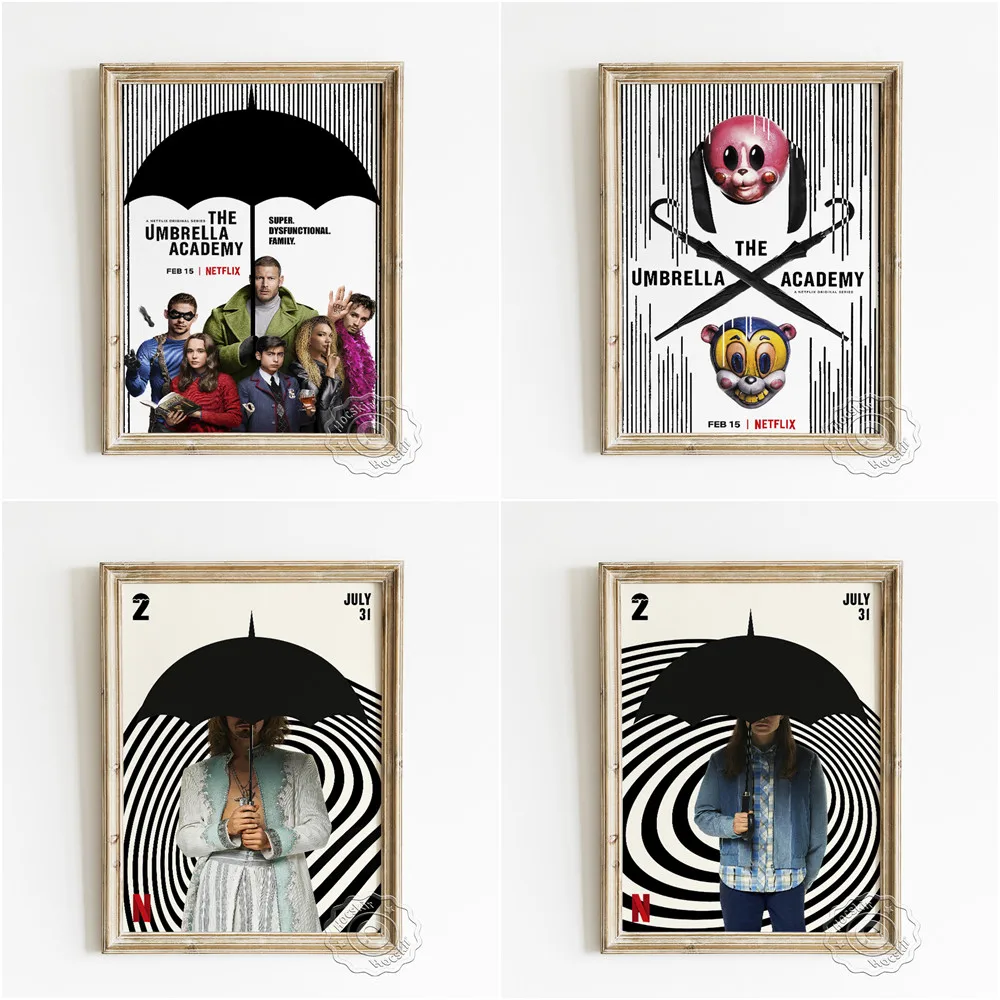 Superhero TV Series The Umbrella Academy Poster, Action Adventure Publicity Canvas Painting, Retro Quirky Home Decor Art Prints
Superhero TV Series The Umbrella Academy Poster, Action Adventure Publicity Canvas Painting, Retro Quirky Home Decor Art Prints