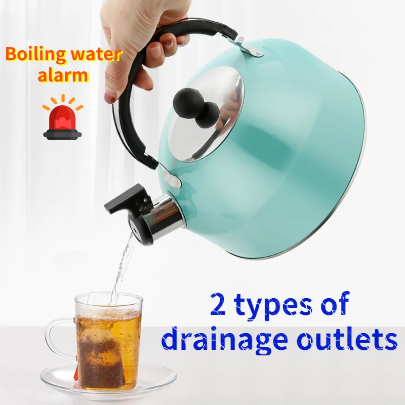 3L Stainless Steel Whistling Tea Kettle Food Grade Tea Pot Boil Water Alert Anti-scalding Handle Universal Gas Induction Cooker
3L Stainless Steel Whistling Tea Kettle Food Grade Tea Pot Boil Water Alert Anti-scalding Handle Universal Gas Induction Cooker