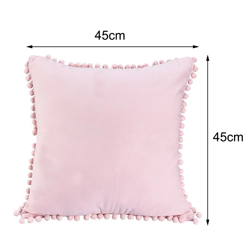 New Velvet sofa cushion pillowcase car cushion plush hug pillowcase around lace ball home pure color hair ball hug pillowcase
New Velvet sofa cushion pillowcase car cushion plush hug pillowcase around lace ball home pure color hair ball hug pillowcase