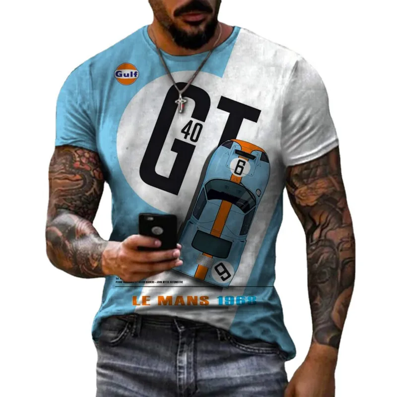 Summer Men's T-shirt 3D Printing Round Neck Short Sleeve Car Tuning Street Hip Hop Style Oversized Personalized Loose Shirt
Summer Men's T-shirt 3D Printing Round Neck Short Sleeve Car Tuning Street Hip Hop Style Oversized Personalized Loose Shirt