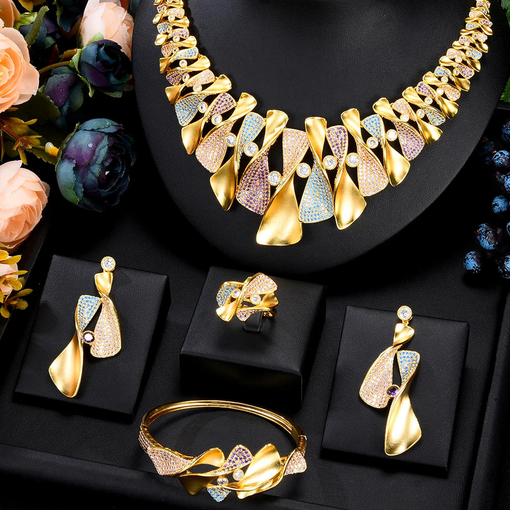Famous Brand 4PCS Green CZ Luxury African Jewelry Set For Women Wedding Party Zircon Crystal Dubai Bridal Jewelry Set Gift
Famous Brand 4PCS Green CZ Luxury African Jewelry Set For Women Wedding Party Zircon Crystal Dubai Bridal Jewelry Set Gift