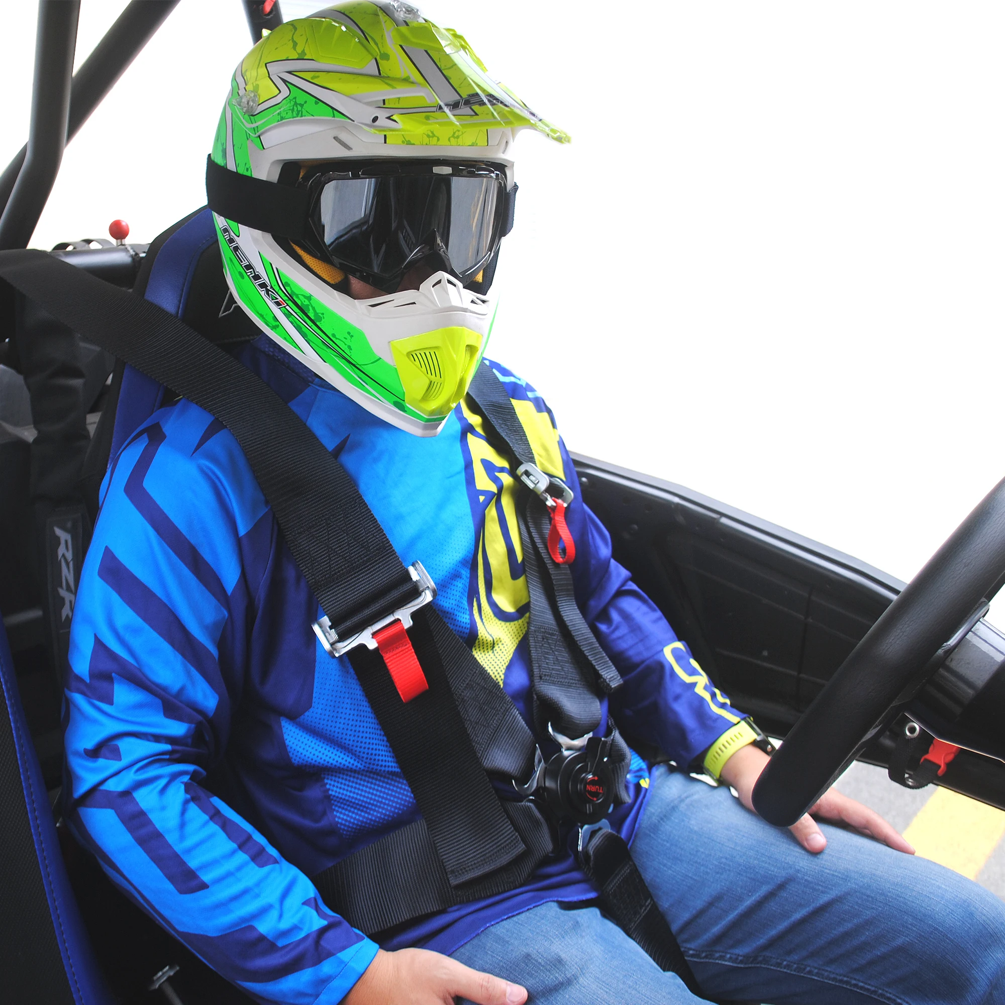 5 Point Racing Harness Seat Belt Safety Harness Full Protection 3" 5 Point Security Harness Seatbelt with Quick Release Cam Lock
5 Point Racing Harness Seat Belt Safety Harness Full Protection 3" 5 Point Security Harness Seatbelt with Quick Release Cam Lock