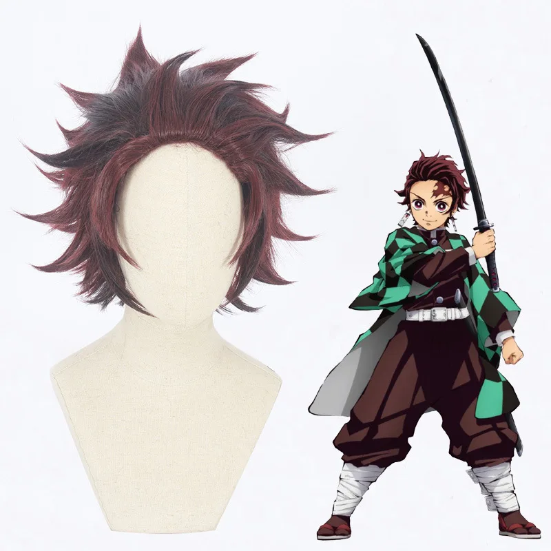 Anime Demon Slayer Kimetsu No Yaiba Tanjiro Kamado Adult Popular Short Chestnut Brown Heat Resistant Hair Cosplay Costume Wig
Anime Demon Slayer Kimetsu No Yaiba Tanjiro Kamado Adult Popular Short Chestnut Brown Heat Resistant Hair Cosplay Costume Wig