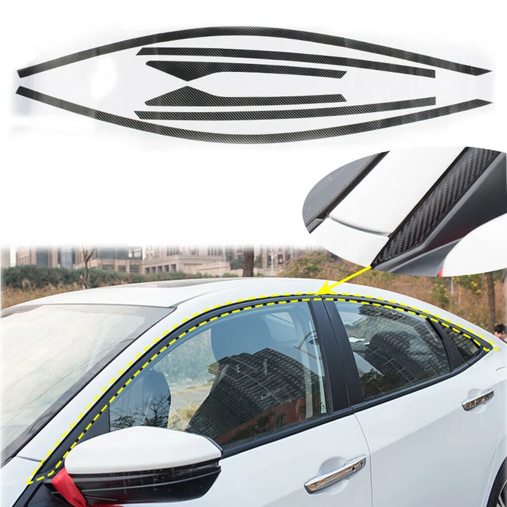 6pcs Car Sticker Body Decal Carbon Fiber Chrome Delete Easy Installation High Quality
6pcs Car Sticker Body Decal Carbon Fiber Chrome Delete Easy Installation High Quality