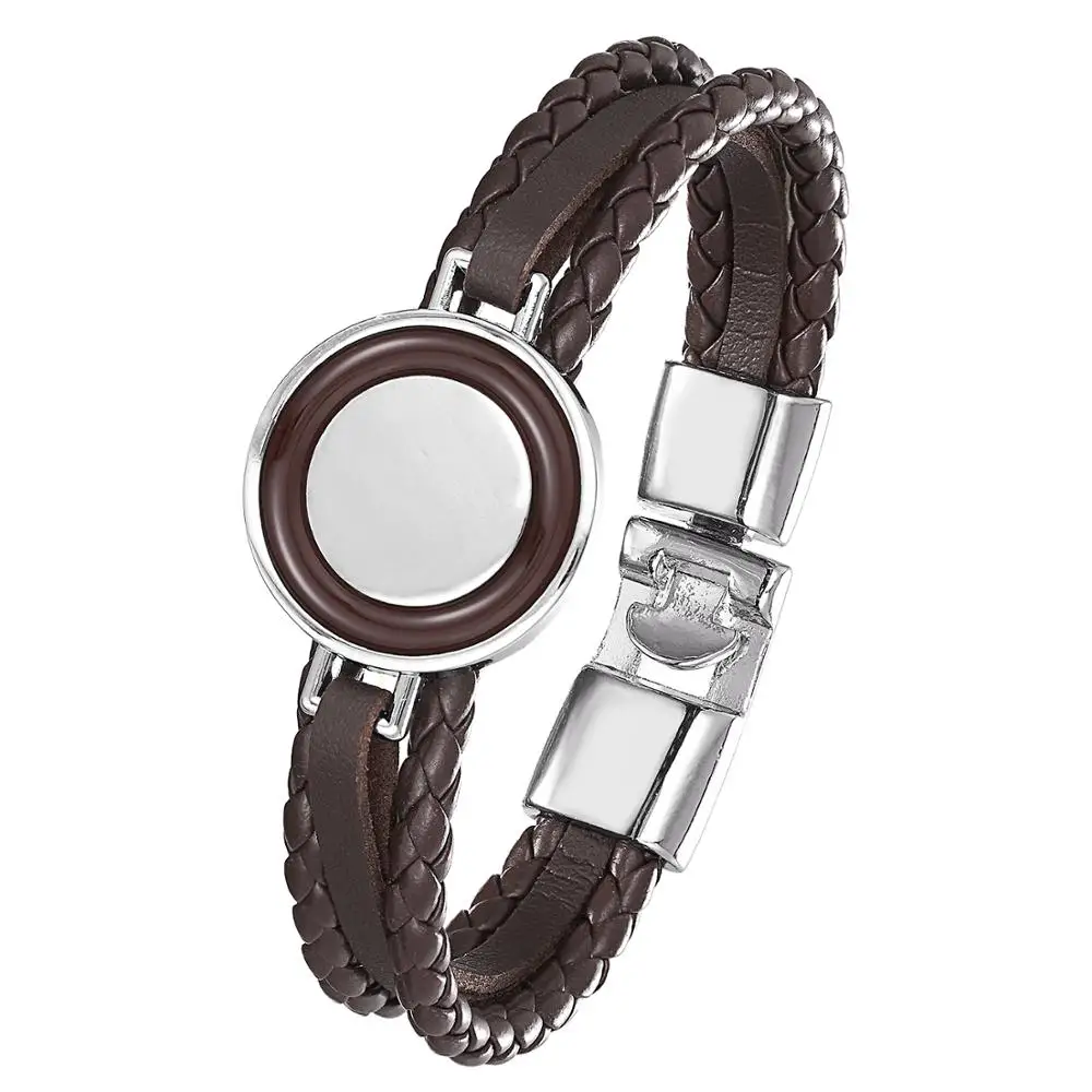 Fashion Round Bracelet and Bracelet New Multi-Layer Leather Bracelet Men and women around women punk jewelry
Fashion Round Bracelet and Bracelet New Multi-Layer Leather Bracelet Men and women around women punk jewelry