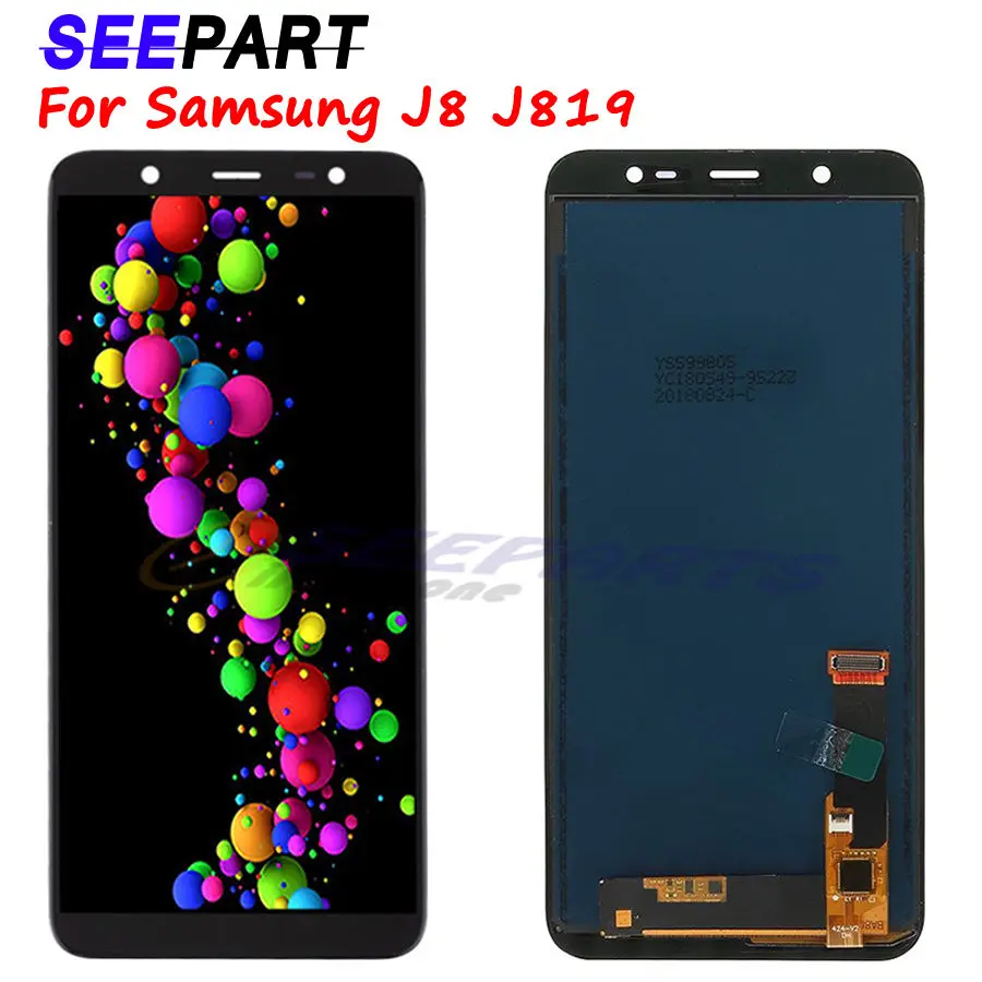 ЖК-дисплей для Samsung Galaxy J8 J810F/DSJ810Y/DSJ810G/DS, сенсорный экран, дигитайзер, запасные части
ЖК-дисплей для Samsung Galaxy J8 J810F/DSJ810Y/DSJ810G/DS, сенсорный экран, дигитайзер, запасные части