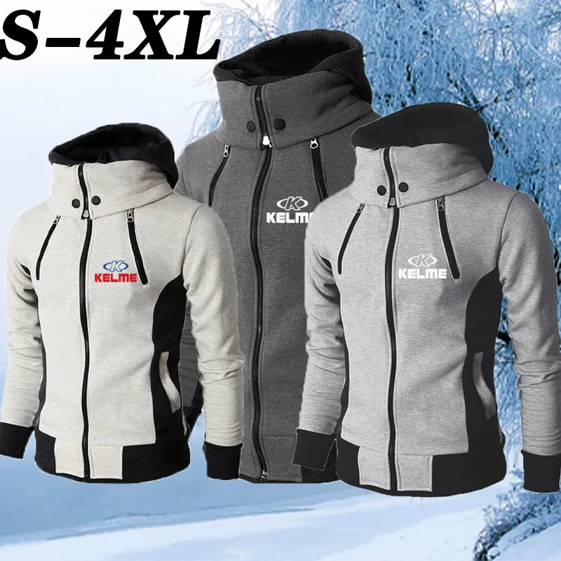 Зимний мужской свитер с лацканами и логотипом Kelme 2022, однотонный спортивный модный тренд с капюшоном для отдыха, теплая ветрозащитная Толст... 
Зимний мужской свитер с лацканами и логотипом Kelme 2022, однотонный спортивный модный тренд с капюшоном для отдыха, теплая ветрозащитная Толст...