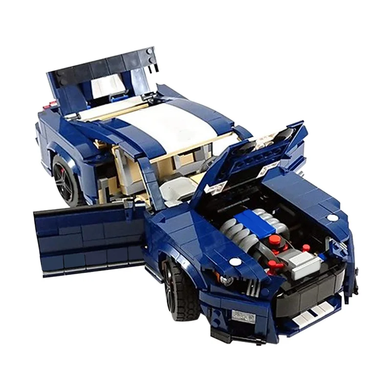 MOC Mustang Shelby GT500 B Model Simulation Car Collection Model Building Blocks Diy 1207pcs Toys Bricks Christmas Gift Kids
MOC Mustang Shelby GT500 B Model Simulation Car Collection Model Building Blocks Diy 1207pcs Toys Bricks Christmas Gift Kids