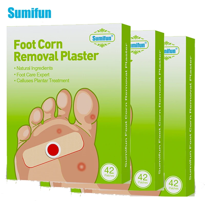Sumifun 126 Pcs Feet Care Corn Remover Warts Thorn Plaster Foot Medical Callus Removal Sticker Tool Soften Skin Cutin Patches
Sumifun 126 Pcs Feet Care Corn Remover Warts Thorn Plaster Foot Medical Callus Removal Sticker Tool Soften Skin Cutin Patches