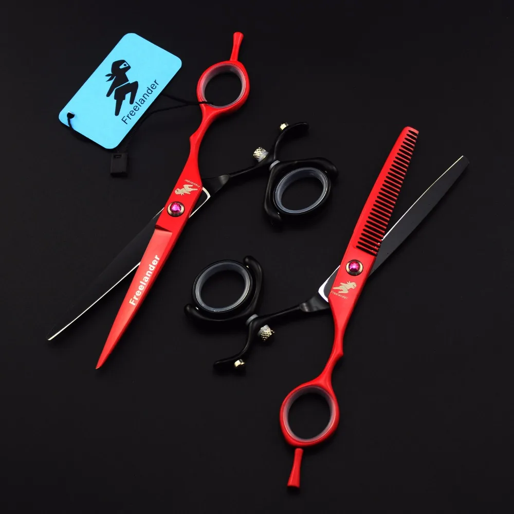 6.0in. Freelander 720 degree Rotating Handle Hairdressing Scissors Hair Cutting Scissors Set Barber Shears High Quality Salon
6.0in. Freelander 720 degree Rotating Handle Hairdressing Scissors Hair Cutting Scissors Set Barber Shears High Quality Salon