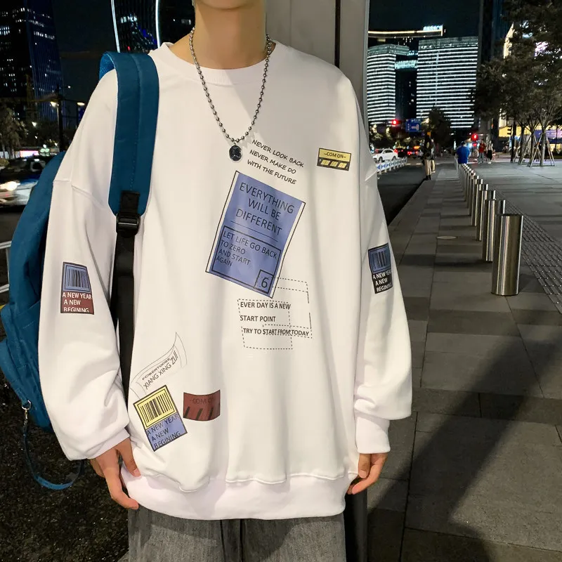 Autumn Spring 2021 Hoodies Sweatshirt Men's White Loose Hip Hop Punk Pullover Streetwear Casual Fashion Clothes OVERSize 3XL
Autumn Spring 2021 Hoodies Sweatshirt Men's White Loose Hip Hop Punk Pullover Streetwear Casual Fashion Clothes OVERSize 3XL