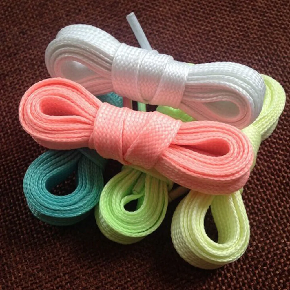 Athletic Sport Flat Luminous Shoelaces Glow In The Dark Night Color Fluorescent Shoelace Unisex Fashion Canvas Shoe Laces
Athletic Sport Flat Luminous Shoelaces Glow In The Dark Night Color Fluorescent Shoelace Unisex Fashion Canvas Shoe Laces