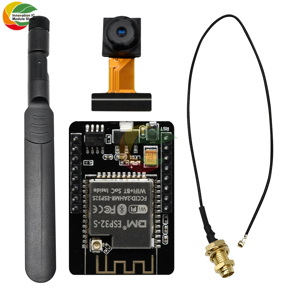 ESP32 Mini Camera ESP32-Cam-Antenna Wifi Bluetooth Camera Module Development Board ESP32-S Micro Cam With Ov2640 Camera Module
ESP32 Mini Camera ESP32-Cam-Antenna Wifi Bluetooth Camera Module Development Board ESP32-S Micro Cam With Ov2640 Camera Module