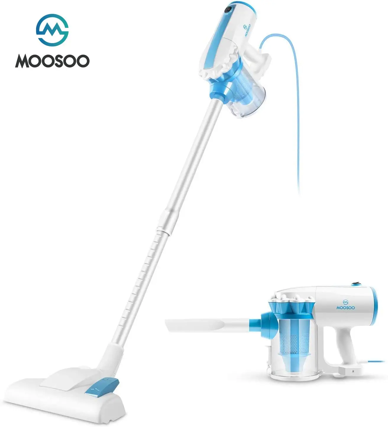 MOOSOO D600 2 in1 Stick Corded Vacuum Cleaner 17KPa Powerful Suction Telescopic Handle Cordless Vacuum Cleaner with HEPA Filter
MOOSOO D600 2 in1 Stick Corded Vacuum Cleaner 17KPa Powerful Suction Telescopic Handle Cordless Vacuum Cleaner with HEPA Filter