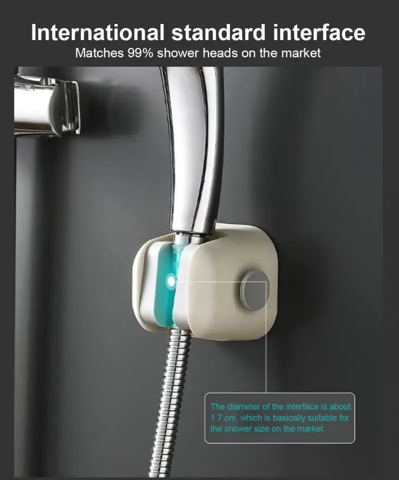 No punching shower bracket adjustable shower head base household bathroom shower head fixed bracket storage bracket
No punching shower bracket adjustable shower head base household bathroom shower head fixed bracket storage bracket