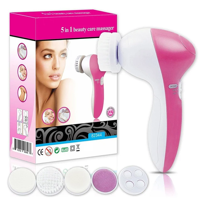 5 in 1 Face Cleansing Brush Silicone Facial Brush Deep Cleaning Pore Cleaner Face Massage Skin Care Waterproof Facial Brush
5 in 1 Face Cleansing Brush Silicone Facial Brush Deep Cleaning Pore Cleaner Face Massage Skin Care Waterproof Facial Brush
