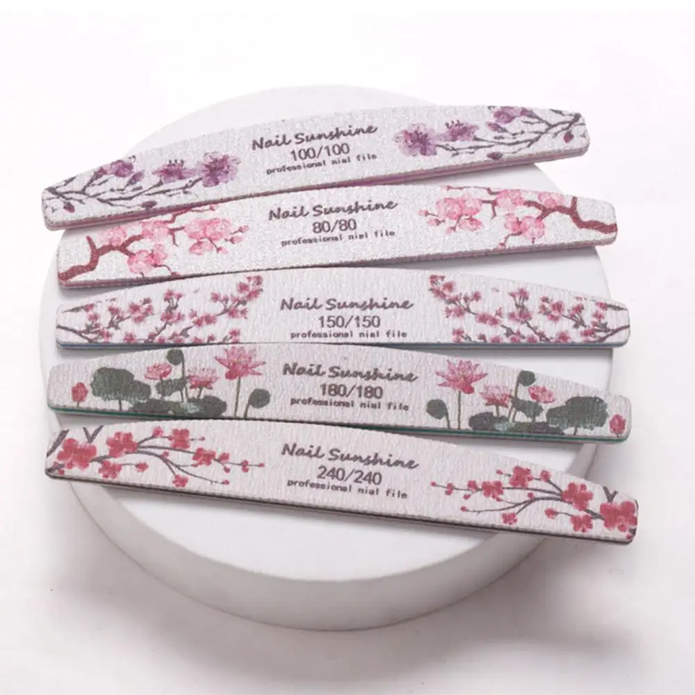 5Pcs/Set Nail File Half Moon Shape Polishing Sand Paper Sandpaper Dual Ended Flower Buffer Tool for Manicure 
5Pcs/Set Nail File Half Moon Shape Polishing Sand Paper Sandpaper Dual Ended Flower Buffer Tool for Manicure