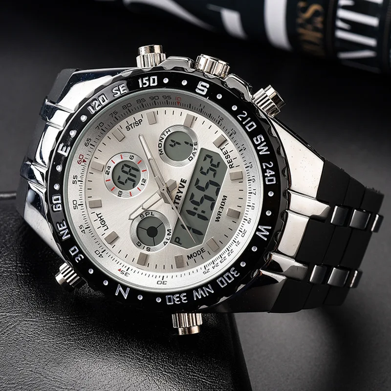 watches original Dual Movement Sport Watch Multi-functional Sport Watch Waterproof Outdoor Big Screen Digital Wristwatch s8002
watches original Dual Movement Sport Watch Multi-functional Sport Watch Waterproof Outdoor Big Screen Digital Wristwatch s8002