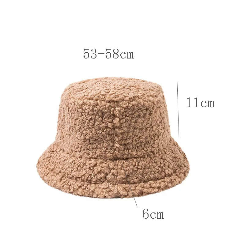 Lamb Faux Fur Bucket Hat Thickened Warm Winter Hats For Women Lady Panama Outdoor Plush Fisherman Hat Bucket Hat
Lamb Faux Fur Bucket Hat Thickened Warm Winter Hats For Women Lady Panama Outdoor Plush Fisherman Hat Bucket Hat