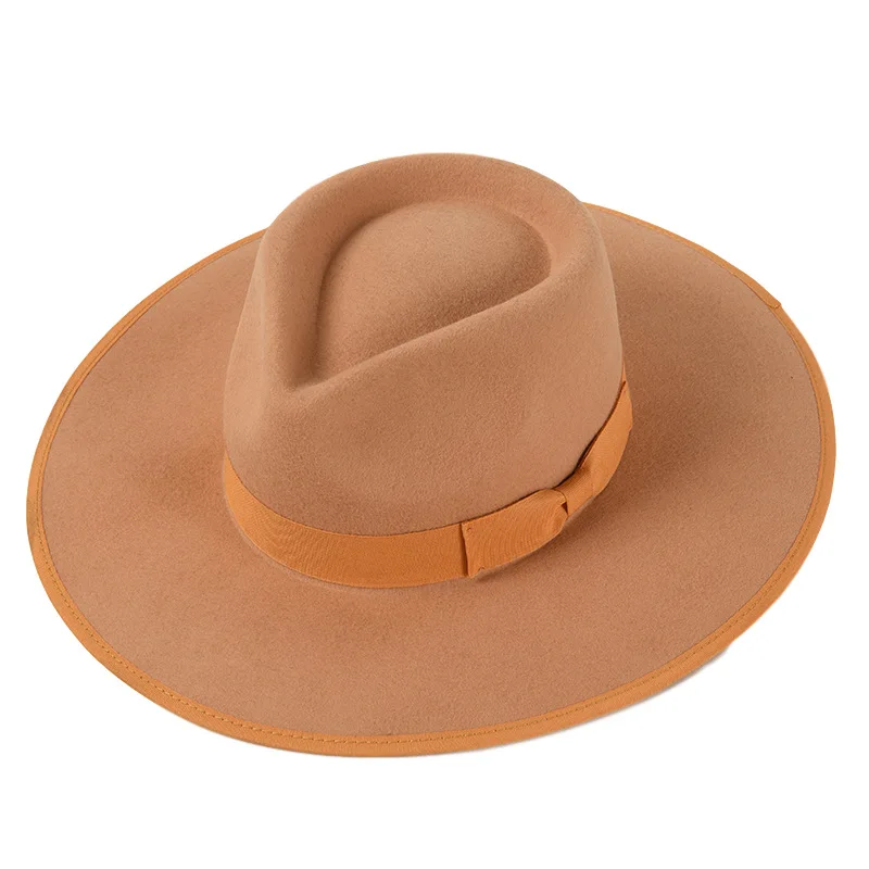Richkeda Store New 2021 New Fashion Wool Fedoras Hat For Women Jazz Woolen Hats Wholesale Dropshipping
Richkeda Store New 2021 New Fashion Wool Fedoras Hat For Women Jazz Woolen Hats Wholesale Dropshipping