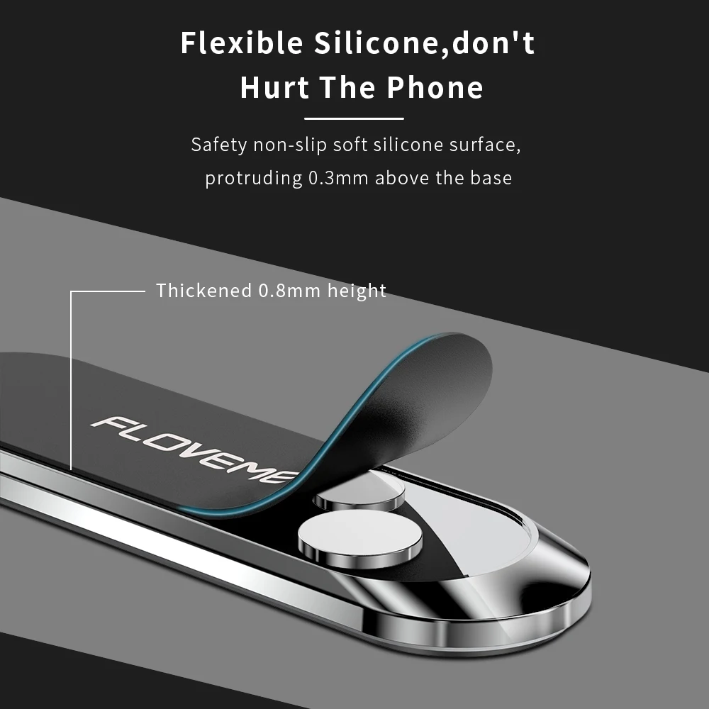 Магнитный автомобильный держатель для телефона FLOVEME iPhone 13 Samsung A50 Xiaomi мини